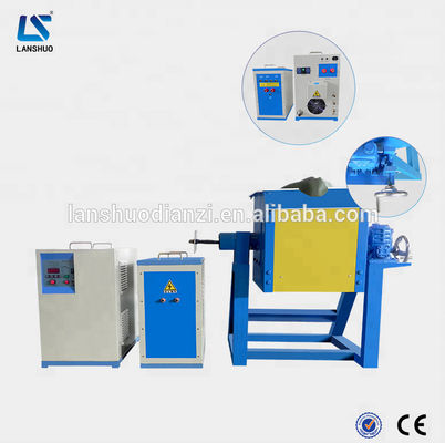 Forno de fusão por indução IGBT de 90KW para aço ferro cobre alumínio