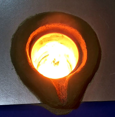Fornalha de derretimento de alumínio elétrica da indução para o ferro fundido de aço