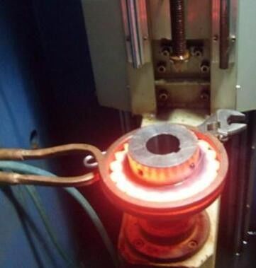 Folha de metal de aço inoxidável da engrenagem eixo de alta frequência da máquina do recozimento de indução