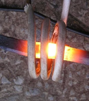 Máquina de forjamento quente elétrica de alta frequência do calefator de indução do fim da barra redonda