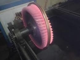 Tratamento térmico de indução da corrente da engrenagem da roda do trem do eixo que extingue o equipamento